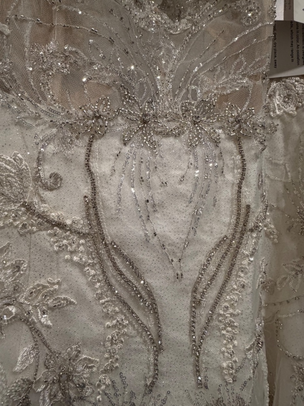 👰‍♀️ David’s Bridal Wedding Gown + Matching Flower Girl Dress & Veil 👰‍♀️ - Picture 3 of 10